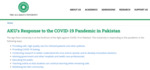 AKU's Response to the COVID-19 Pandemic in Pakistan by Aga Khan University Hospital