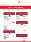 COVID-19 Public Bulletin Wednesday, 03 June 2020, Issue # 02 by Aga Khan University Hospital