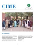 CIME Newsletter : January 2020