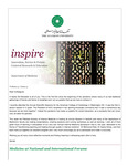 INSPIRE : Vol 5, Issue 5