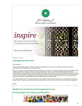 INSPIRE : Vol 6, Issue 9 by Department of Medicine