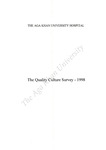 The Quality Culture Survey 1998 by Nadeem Mustafa Khan