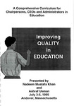 Improving Quality in Education - A Comprehensive Curriculum for Chairpersons, CEOs and Administrators in Education