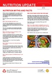 July 2018 (Issue 1) : Nutrition Myths and Facts by Aga Khan University Hospital, Karachi