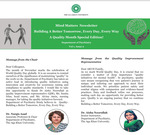 Mind Matters : Vol 1, Issue 2 - 2023 by Department of Psychiatry